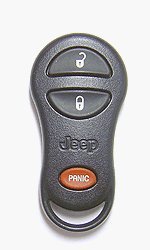 Keyless Entry Remote Fob Clicker for 2004 Jeep Grand Cherokee - Memory #1 (Must be programmed by Jeep dealer)