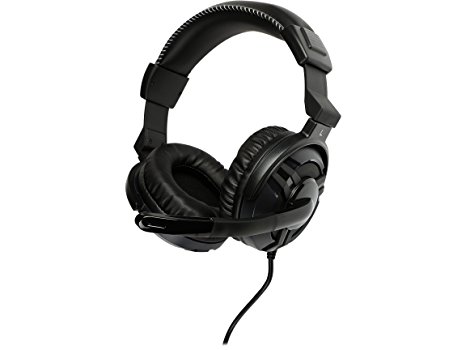 ROSEWILL Stereo Gaming Headset for PC , MAC , Laptop Computer , 3.5mm Stereo Over-Ear Gaming Headphones with Adjustable Mic and Convenient In-Line Sound Control (RGH-2100)