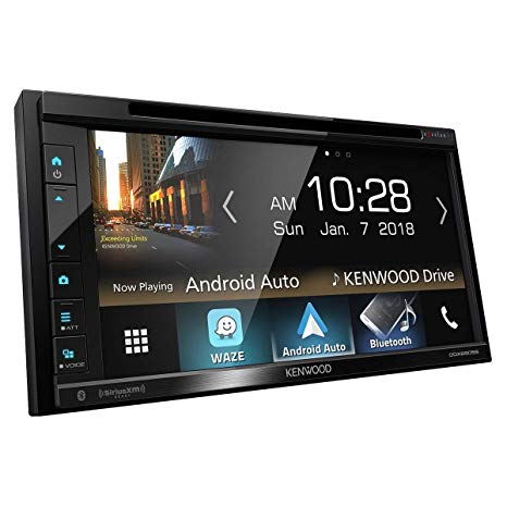 Kenwood Excelon DDX6905S 6.8" WVGA 2-DIN Multimedia DVD Receiver w/Wired CarPlay and Android Auto