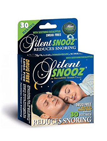 Silent Snooz Snore Relief - Soothing Eucalyptus (30 Reuses)