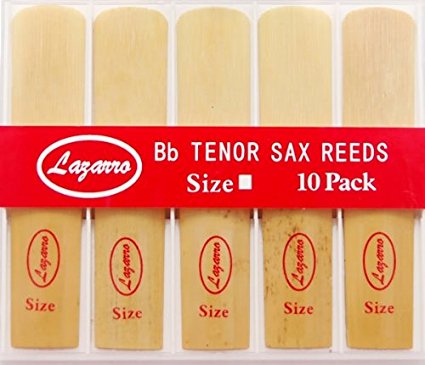 Lazarro 80-2 Tenor Saxophone Reeds Size Strength 2, Box of 10
