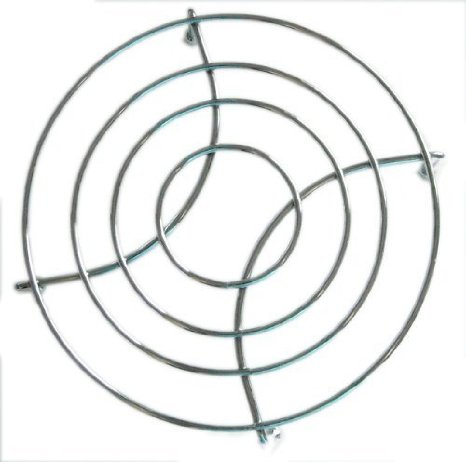 Chrome Plated Steel Footed Wire Plate Steam Rack