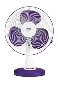 Usha Mist Air ICY 400MM 55- Watt Table Fan (Purple)