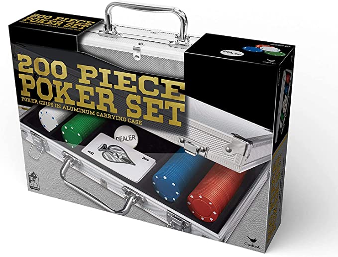 Cardinal Games 200 pc Poker Set In Aluminum Case, multi color (6029092)