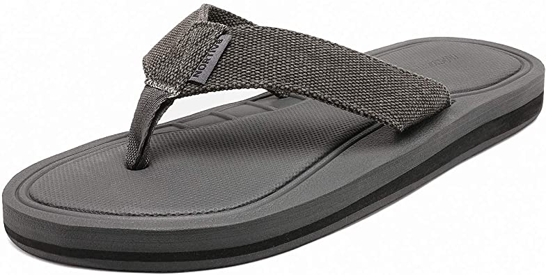 NORTIV 8 Men's Flip Flops Thong Sandals Comfortable Light Weight Beach Sandal