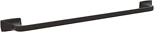 Amerock BH36014ORB | Oil Rubbed Bronze Towel Bar | 24 in (610 mm) Towel Rack | Highland Ridge | Bathroom Towel Holder | Bathroom Hardware | Bath Accessories