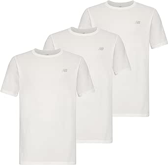 New Balance Men's Cotton Performance Crew Neck T-Shirt (3 Pack)