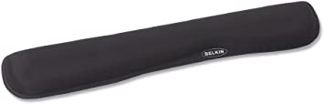 Belkin F8E263-BLK WaveRest Gel Wrist Pad for Keyboards, Black