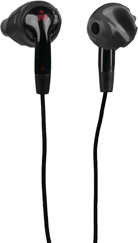 Yurbuds Ironman Inspire Talk Earbuds with 1-Button Microphone (Black)