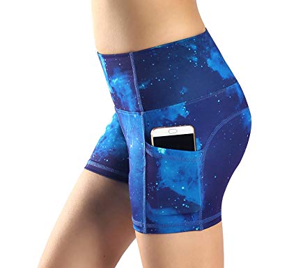 Munvot Women Running Workout Tights Yoga Shorts with Pockets