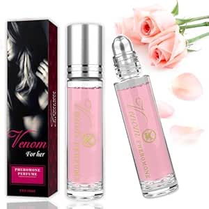 SEGMINISMART 2Pcs Pheromone Perfume, Long-Lasting Pheromones Perfumes for Women, Portable Women's Perfume Oil, Enhanced Scents Pheromone Perfume for Confident, Elegance, Attract