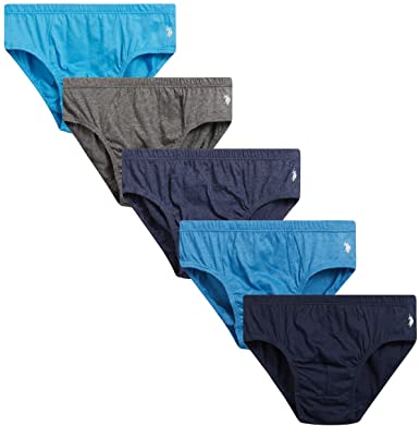 U.S. Polo Assn. Men's 5-Pack Low Rise Brief