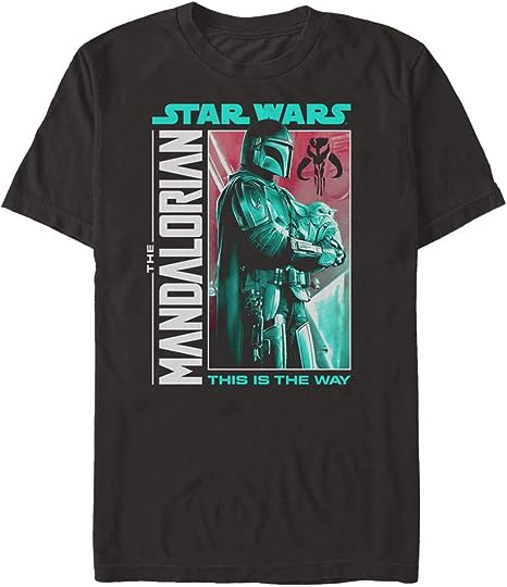 STAR WARS Big & Tall Mandalorian Legendary Bounty Men's Tops Short Sleeve Tee Shirt