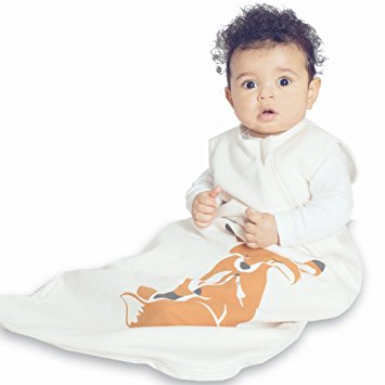 Wee Urban Cozy Basics 4 Season Baby Sleeping Bag, Natural Fox, Large 18-36m