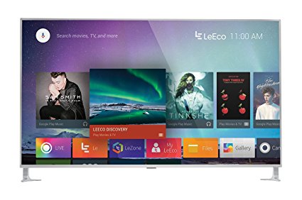 LeEco L654UCNN 65-Inch 4K Ultra HD Smart LED TV, Silver (2016 Model)