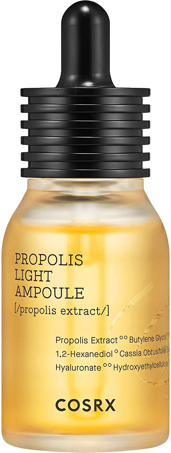 COSRX Full Fit Propolis Light Ampoule, 1.01 fl.oz / 30ml | Hydrating Serum with Propolis 73.5% | Korean Skin Care, Paraben Free