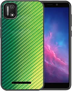 for Cloud Mobile Stratus C7 Case, Stratus C7 Phone Case, Colorful Gradient Wave Pattern Slim Thin Flexible TPU Case Shock Absorbing Silicone Rubber Case Cover for Cloud Stratus C7 -Green