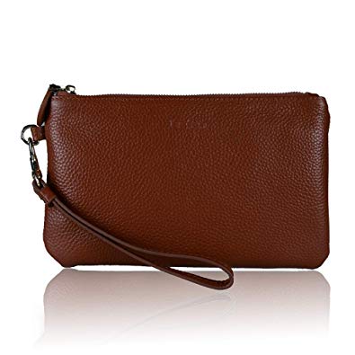 Befen Women's Leather Clutch Wristlet Wallet Wristlet Phone Purse with Card Slots - Fit iPhone 8 Plus