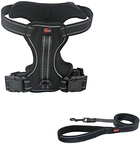 NIMBLE Dog Harness No Pull Dog Vest with Leash Adjustable & Reflective Pet Vest Harnesses and Leash Easy Control for Small Medium Large Dogs