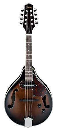 Ibanez, 8-String Mandolin, Right, Dark Violin Sunburst (M510EDVS)