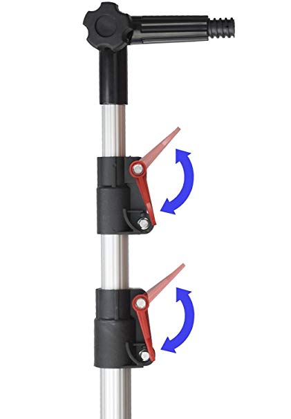 STAUBER "Quick-Lock" Bulb Changer Extension Pole - Extends from 6 to 22 Feet