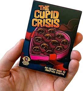 Escape Room in Your Pocket | The Cupid Crisis: an Easy Strategy Game for Couples. Mini Escape Rooms for Birthdays, Holidays, Adults, Families.