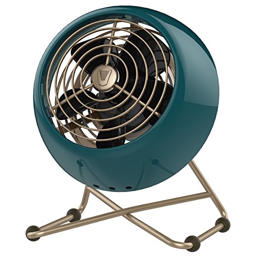 Vornado VFAN Mini Modern Personal Vintage Air Circulator Fan, Teal