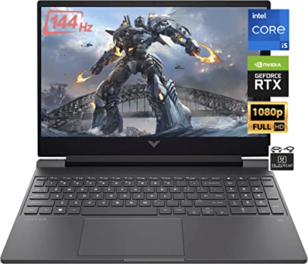 2022 HP Victus 15.6" FHD IPS 144Hz Gaming Laptop, NVIDIA GeForce GTX 1650, Hexa-Core Intel i5-12450H (Upto 4.4GHz, Beat i7-11370H), 32GB RAM, 2TB PCIe SSD, Backlit KB,WiFi 6, Win 11 HubxcelAccessory