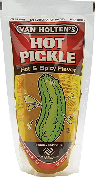 Van Holten's - Pickle-In-A-Pouch Large Hot Pickles - 12 Pack