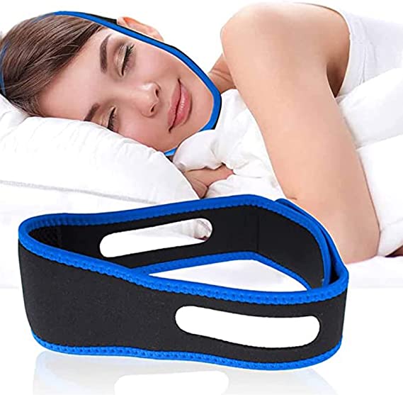 Anti Snoring Chin Strap,Snoring Chin Strap,Anti Snore Devices,Professional Snoring Solution Snore Stopper,Comfortable Snore Reducing Aids Anti Snoring Devices Stop Snoring Sleep Aid for Women and Men