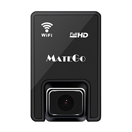 Matego On Dash Camera 150 Degree Wide Angle Cars DVR with G-Sensor WDR Loop Recording Functions