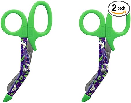 Prestige Medical 5.5" StyleMate Utility Scissor (Llamas Purple) (Pack of 2)