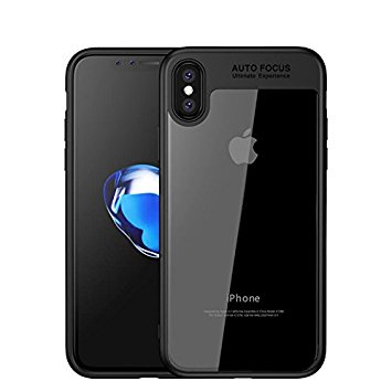 iPhone X case, iPhone X Cover By DN-Alive [Auto Focus] [iPhone 10 Case] [Black] [Gel] [Clear] X [Transparent] [Silicone] [Slim] [Thin] [Shock Absorbing] [Drop Proof] [Soft Flexible] [TPU] [Bumper] iPhone X Gel Case