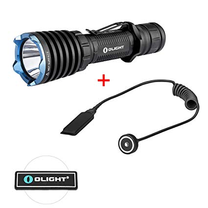 OLIGHT Warrior X 2000 Lumens USB Magnetic Rechargeable Tactical Flashlight for Outdoor Camping Hunting Hiking, 560 Meter Throw Distance,18650 Battery Patch