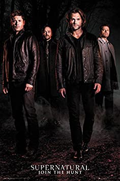 Supernatural - TV Show Poster (The Guys - Season 12) (Size: 24 inches x 36 inches)