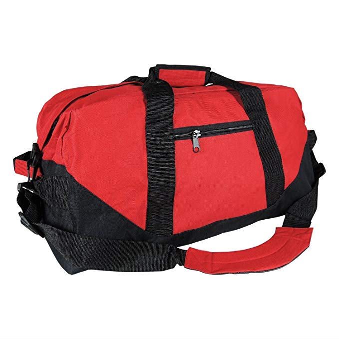 iEquip 12" 14" 18" 21" Duffle Bag, Gym, Travel Bag Two Tone
