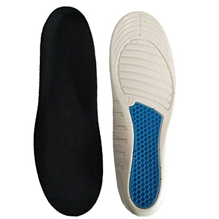 Heryaa Arch Support Orthotics -Shoe Inserts for Comfort & Relief from Flat Feet Full Length (L)