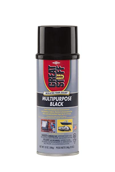 Great Stuff 99054816 Multipurpose Insulating Foam Sealant, 12 oz, Black