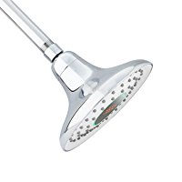 WaterHawk 6" Smart Rain Shower Head with Water Usage and Temperature LED Display