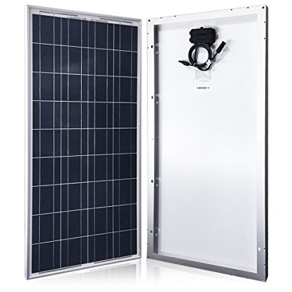 ACOPOWER® 100W Poly Solar Panel with MC4 Connectors for 12V Battery Charging