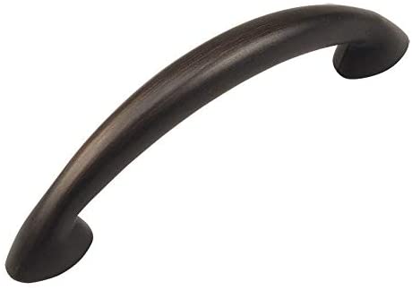25 Pack - Cosmas 323-64ORB Oil Rubbed Bronze Modern Cabinet Hardware Arch Handle Pull - 2-1/2" Inch (64mm) Hole Centers