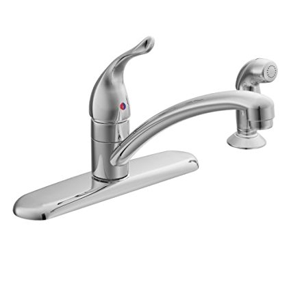 Moen 7430 Chateau One-Handle Low-Arc Kitchen Faucet, Chrome