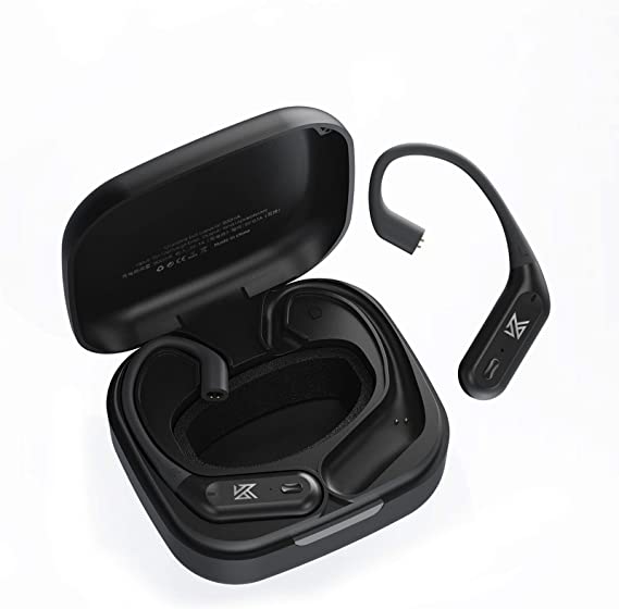 Linsoul KZ AZ09 PRO TWS Bluetooth 5.2 Earhook with QCC3040 Chip, Sweat Proof, Ergonomic Design, Support Apt X/AAC/SBC HD Sound Quality, CVC Call Noise Reduction, One-Button Control (C Version)