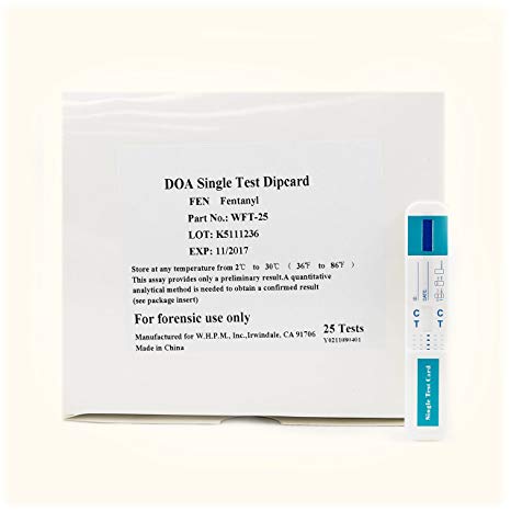 Instant Fentanyl (FEN) Synthetic Opioid Drug Test Dip Card (25)
