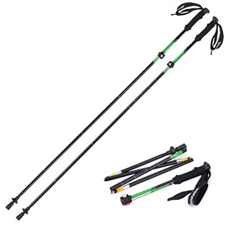 Naturehike 1pcs Folding Alpenstocks Ultralight Trekking Pole Climbing Stick