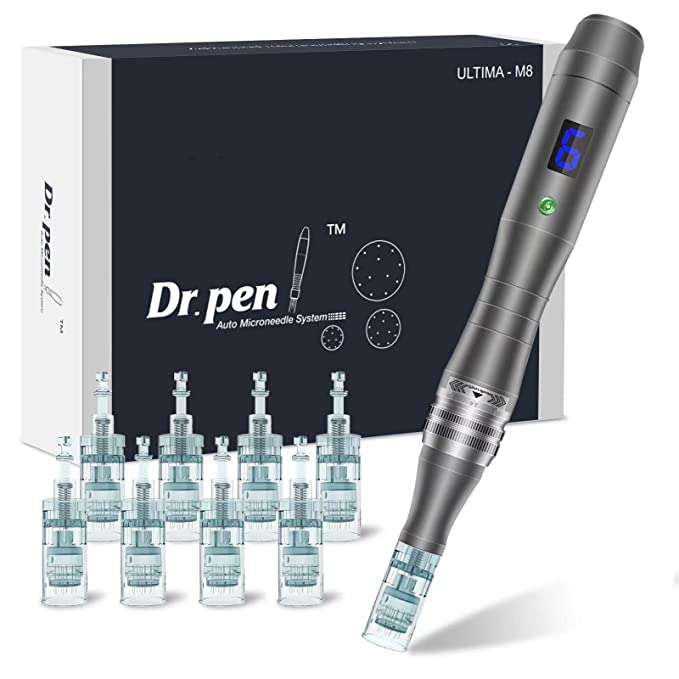 Dr.Pen M8 Microneedling Pen, Electric Wireless Derma Pen, Adjustable Microneedle Dermapen for Face Home Use, Valentine's Day Mother's Day Gift…