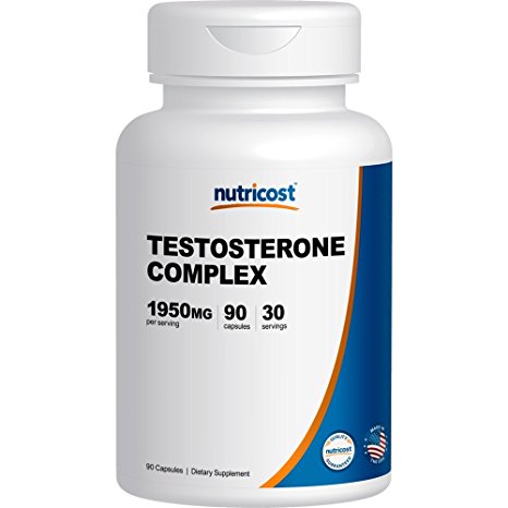 Nutricost Testosterone Complex (90 Capsules) -1950mg Per Serving