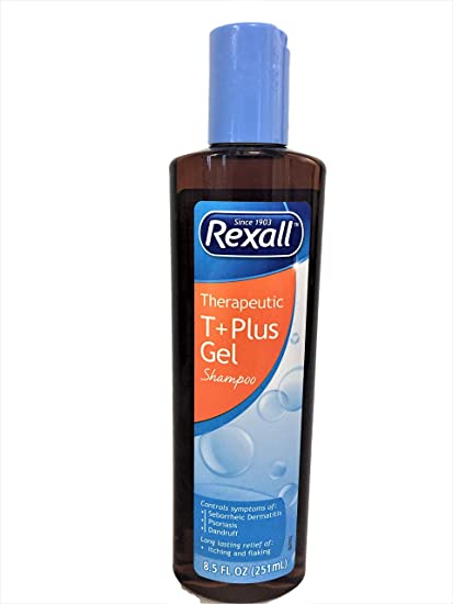 Rexall Therapeutic T Plus Gel Shampoo, Psoriasis, Seborrhea, Dandruff, Dermatitis