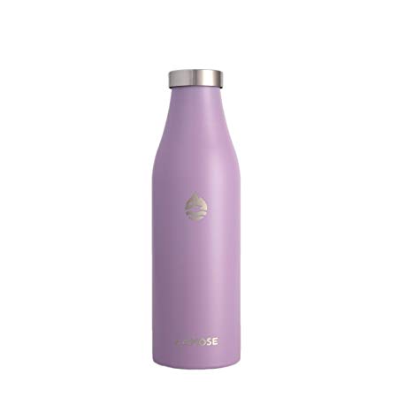 LAMOSE Robson 28oz Stainless Steel Vacuum Insulated Bottle with Steel Cap