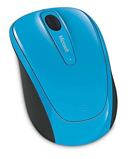 Microsoft 3500 Wireless Mobile Mouse, Cyan Blue (GMF-00273)